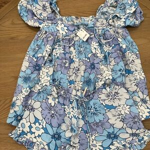 Free People Maggie Mae Floral Retro Pattern